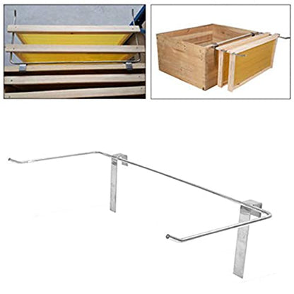 Bee Frame Holder, Hive Tool Beekeeping, Stainless Steel Beehive Stand Support Bracket Rack for Beekeepers ，Bee Supplies and Equipment