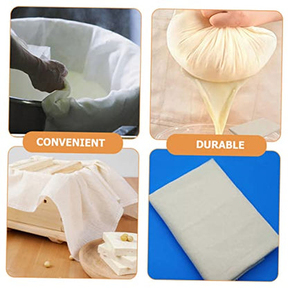 2pcs Multi-function Cheese Cloths Reusable Straining for Cheese Making Tofu and Cooking Kitchen Filter Cloths for Oil and Yogurt Draining