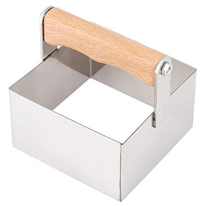 Cyrank Honeycomb Cutter, Comb Honey Cutter Scraper Stainless Steel Comb Honey Cutter with Handle Cookie Cutter Honey Cutter Honey Cutting Tool Square Shaped Cutting Tool for Beekeeping