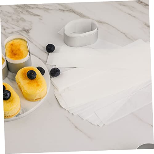 SHOWERORO 200pcs Stainless Steel Cheese Molds Molds for Baking Easy Demold Home Professional Use - color: White