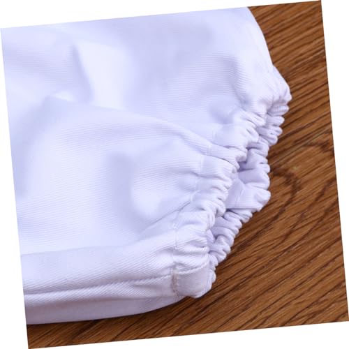 Holibanna Elastic Cuffs Ankles Full Body Beekeeping Suit Removable Veil XXL White
