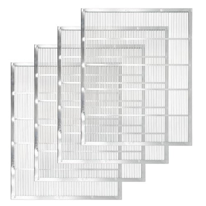 4Pcs Metal Queen Excluder,Queen Bee Frame,Metal Queen Bee Excluder,Queen Excluder 10 Frame,Beekeeping Equipment Metal,Beekeeping Tools Beekeeping Supplies