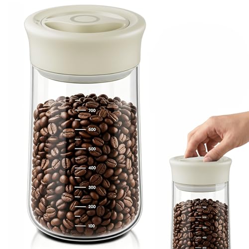 OURCABECUE Wide Mouth Mason Jar 27 oz, 2026 Upgrade 90° Rotating Lid Glass Storage Jar, Food Grade Overnight Oats & Yogurt Jar, Dry Snacks Candies jar - color: White, size: 27OZ