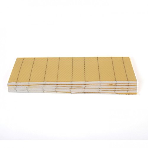 Beeswax Foundation – Deep Wired Wax – 10 Sheets