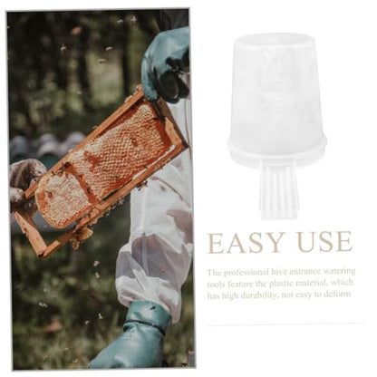 VANZACK 6pcs Bee Feeder Water Dispenser for Beehives Durable Water Feeding Station with Scale Easy to Operate Beekeeping Supplies for Bees Lightweight and Convenient Automatic Feeding Tool