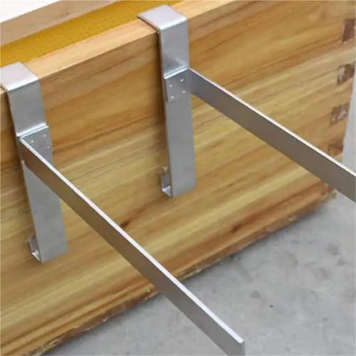 2pcs Beehive Frame Perch Stainless Steel Beehive Holder Stable Bee Hive Supplies Multifunctional Rustproof Beekeeping Supplies