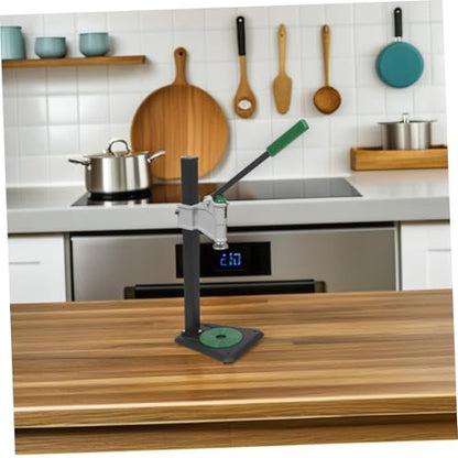 Manual Bottle Capper Tool for Home Brewing, Heavy Duty Iron Bench Capper with Adjustable Height 7.8-18.3 Inches, Detachable Design and Stable Tabletop Base for 26mm/29mm Crown Caps