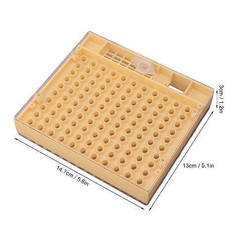 Plastic Queen Rearing System, Queen Bee Rearing Box, Beekeeping Queen Grafting Kit with 110 Cell Cups and 10 Queen Cups, Plastic Queen Rearing Kit for Beekeepers