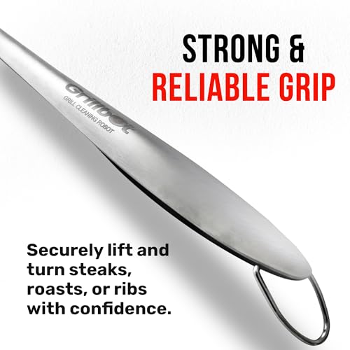 Grillbot Grill Silicone Basting Brush for Grilling and Cooking, Stainless Steel Long Handle with Heat-Resistant Silicone Bristles, Pastry Brush for Baking, Dishwasher Safe BBQ Basting Brush for Grill - color: BBQ Basting Brush