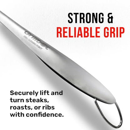 Grillbot Grill Silicone Basting Brush for Grilling and Cooking, Stainless Steel Long Handle with Heat-Resistant Silicone Bristles, Pastry Brush for Baking, Dishwasher Safe BBQ Basting Brush for Grill - color: BBQ Basting Brush