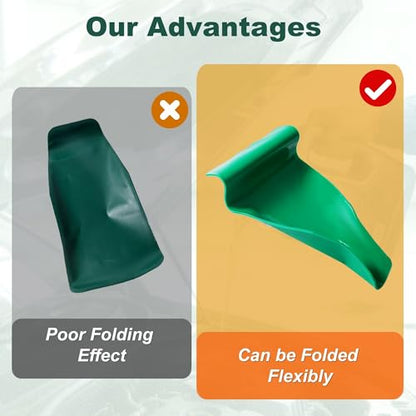 Flexible Silicone Oil Funnel for Oil Change | Reusable Moldable Drain Tool, Spill-Free Filling and Draining for Car, Motorcycle, Truck, Lawnmower Mechanics