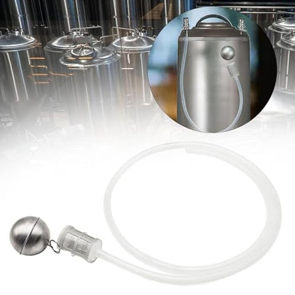 Beer Keg Ball Float Silicone Tube Stretchability Metal Homemade Ball for Conical Rounder Fermenter Attachments, Float Ball Strainer - size: Float ball strainer