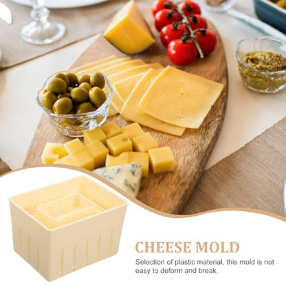Yardwe Tofu Press Mold 3 Sets Tofu Maker with Lid Cheese Press for Cheese Making Tool for Homemade Smooth Interior 5.51 X 4.13 X 3.54 in