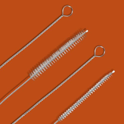 4PCS Tube Cleaner Brush 39 Inches Extra Long Straw Cleaner Brush with Soft Nylon Bristle for Cleaning Straw, Kegerator, Feeding Tube, Line, and Pump - color: 4pcs-white