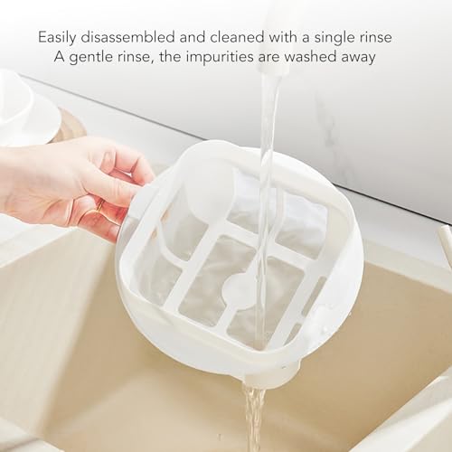 Greek Yogurt Maker with Ultra Fine Mesh Stainless Steel Strainer Basket, Creamy Plain Greek Yogurt Strainer for Homemade Yogurt, Dips, Desserts