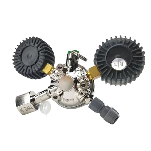 CO2 Gas Regulator MK4 Dual Gauge Multi Gas - TYPE 30 W21.8 Thread Beer Home Brewing