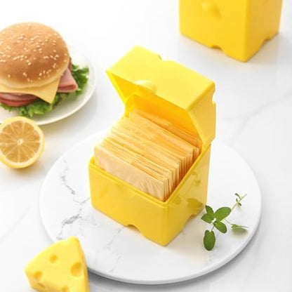 Kitchen fresh-keeping box, ABS flip cheese box, refrigerator fresh-keeping box, food and snack packaging, butter storage box - size: white