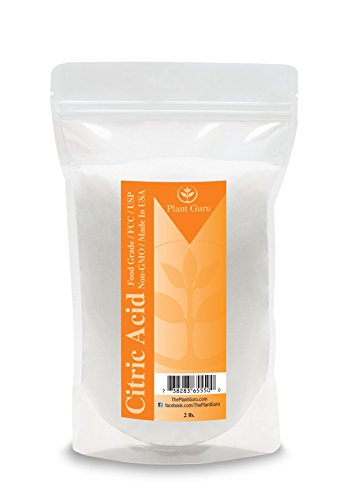 Citric Acid Powder 2 lbs. 100% Pure Food Grade, Kosher, Non-GMO, for Cooking, Baking, Cleaning, Bath Bomb and Soap Making.. - size: 2 Pound (Pack of 1)