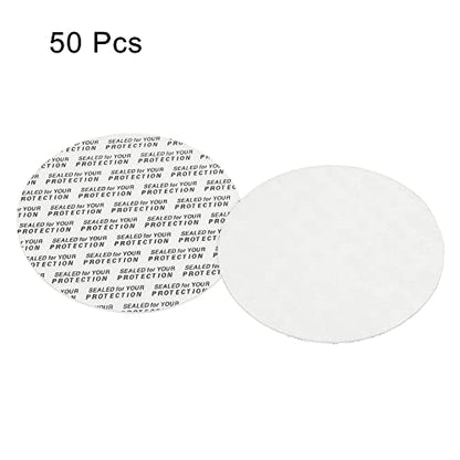 PATIKIL 63mm/2.48" Foam Lid Liner, 50Pack PS Foam Resistant Tamper Pressure Sensitive Seal for Bottle Cap Liners Seals - size: 63mm