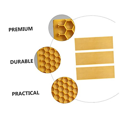 3pcs Beehive Nest Foundation Plastic Comb for Beehive Building Beekeeping Tool