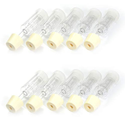 (10 Pack) Three-Piece Airlock and Drilled #6 Stopper Fermentation Beer Making Wine Making Kombucha Fits Gallon Jugs