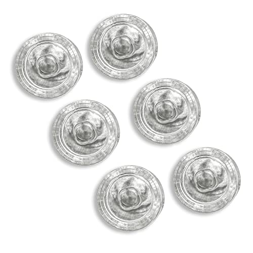 Trademark Innovations Glass Fermentation Pickling Jar Weights, Flower Grip Style (Set of 6) - style: Flower Grip