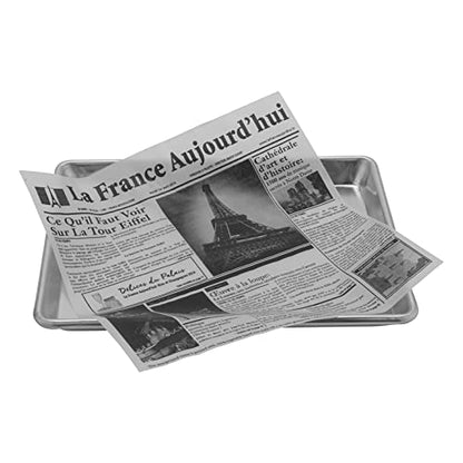 G.E.T. 4-TF1600 12" x 12" White Food-Safe French Newsprint Liner, Food Basket Liner, Deli Wrap, Clipper Mill (Pack of 1000) - color: French Newsprint, size: 12" x 12", style: 1000 Sheets