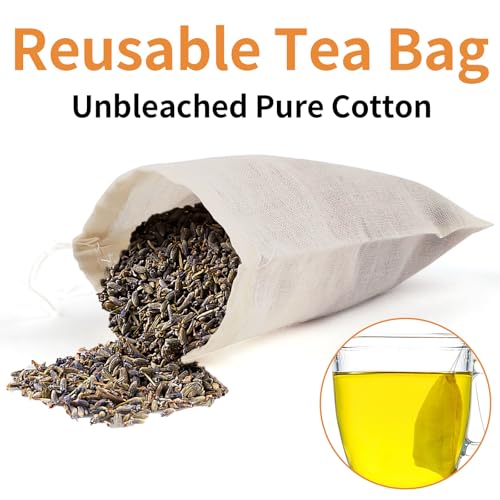 60 Pcs Empty Spice Bags for Cooking Soup, 3x4 In Natural Muslin Drawstring Bag, Reusable Tea Bags for Loose Tea, Small Cheese Cloth Cotton Bag for Straining, Unbleached Cheesecloth Herb Sachet Bag - size: 3x4 IN - 60 PCS
