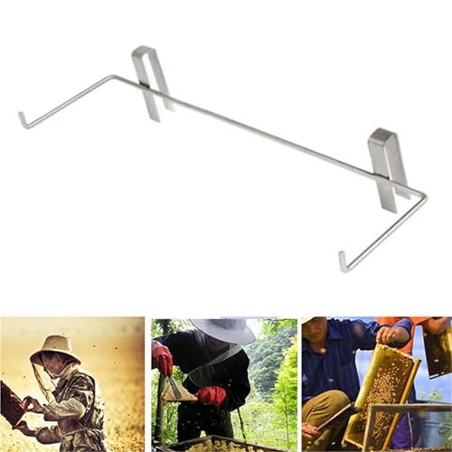 2pcs Honey Keeper Beehive Frame Holder Stainless Steel Hive Hanger Perch