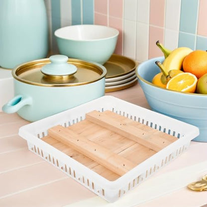 Household Cheese Press Set for DIY Cheesemaking with Wood and Plastic Materials Featuring Precise Pressing and Beginner Friendly Design for Dairy Products and Cheese Making