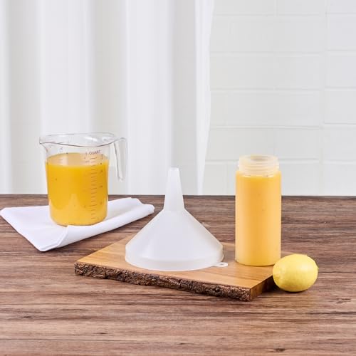 Restaurantware-Met Lux 24-ounce Plastic Funnel, 1 Plastic Funnel - Precise Spout, White Pouring Tool, Wide Spout, For Transferring Ingredients - size: 24 oz, style: Funnel