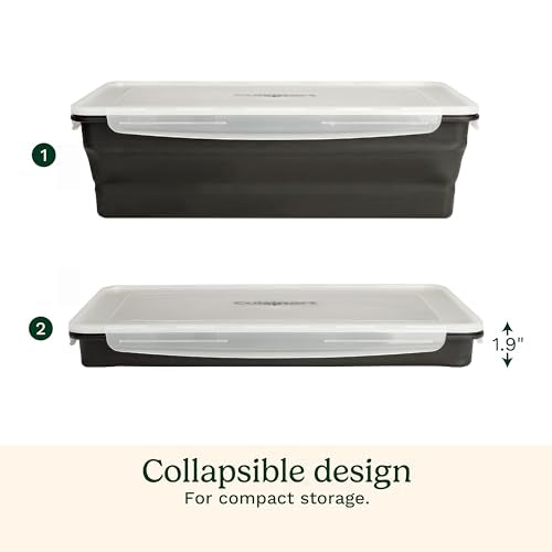 Cuisinart XL Collapsible Marinating Container, Large Capacity Grill Accessories Perfect for BBQs and Tailgates, Marinade and Brining Prep, Collapsible Silicone for Easy Storage - size: (Pack of 1)