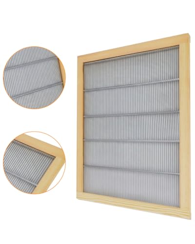 Wooden Bound Metal Queen Excluder 3 pcs 10 Frames Queen Excluder Beekeeping Separate The Queen from The Honey Beekeeping Supplies - size: 3pcs 10 Frames