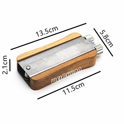 WEICHUAN Hive Frame Wire Tensioner Cable Crimper Beekeeping Tool | Stainless Steel Wire Crimping Tool with Metal Wheels and Wooden Handle for Beekeeping