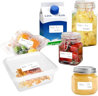400pcs Removable Labels 1.2 x 0.6 Inch Water Resistant for Bottle - size: 1.2 x 0.6 Inch(400pcs)
