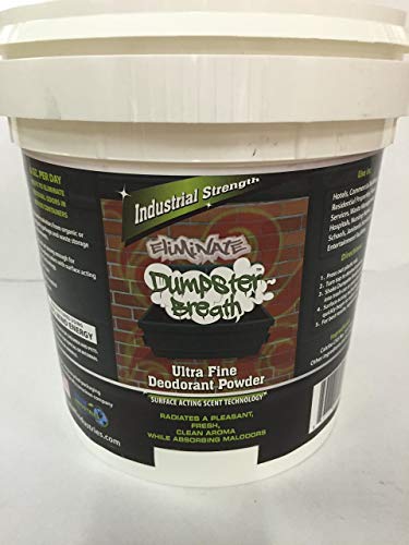 Dumpster Breath Heavy Duty Commercial Odor Control Deodorant Powder for All Solid Waste Management Environments. - 10 Lb