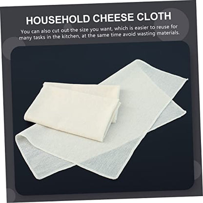 STOBAZA 10pcs Unbleached Cheesecloth Strainer for Cheese Making Baking Juicing Reusable Washable Home Kitchen Accessory