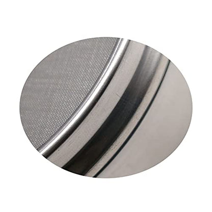 LABALPHA 100 Mesh Lab Sieves, Test Sieve #100 Mesh, 4'' Diameter, 304 Stainless Steel Wire Cloth (0.15mm) - size: 100 mesh (0.15mm)