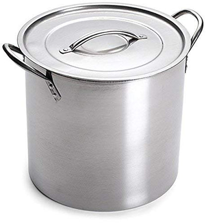 Home Brew Ohio 20 Quart (5 Gallon) Economy Stainless Steel Pot with Big Daddy Dial Thermometer