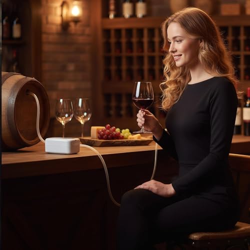 Auto Siphon - Electronic Components Silicone ABS Food | 2 Meter Wine Dispenser with Siphon Tube | Wine Transfer Pump for Home Brewing, Winemaking, Emb