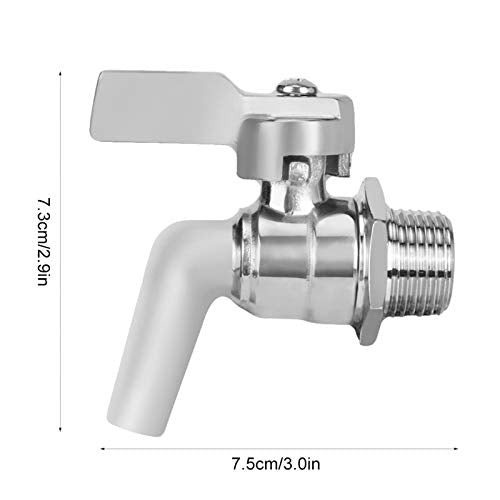 Beer Faucet Tap, Stainless Steel Adjustable Beer Faucet Rate Regulator Kit, Faucet Tap Spigot Replacement for Homebrew Wine Beverage Dispenser