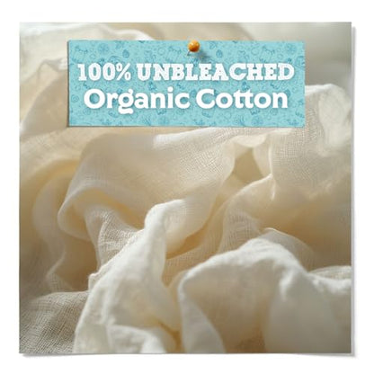 Fermentaholics Unbleached Grade 90 Cheesecloth | 1 Square Yard, Ultra Fine-Mesh, Food-Grade Cheesecloth | Cheese Cloth for Cooking, Straining Cheese, Nut Milks, Bone Broth, Infusions, Tea, etc. (2 Pack) - size: 2 Pack