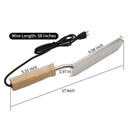Electric Bee Honey Uncapping Knife Stainless-Steel Constant Temperature Bee Knife Scraper Honey Extractor Beekeeping Equipment Tools