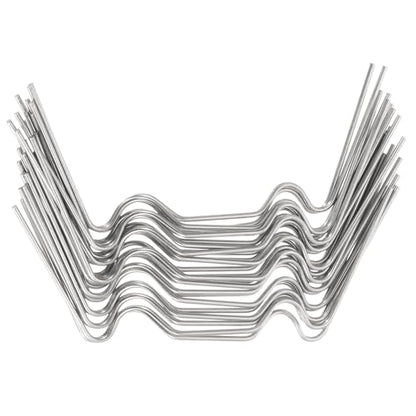 UXCELL 100pcs Greenhouse Glazing Clips, 75mm Stainless Steel W Type Greenhouse Glazing Wire Clips - size: 75mm