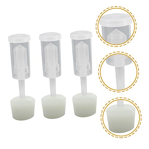 SHOWERORO 1set Homemade Wine Kit of Silicone Stoppers with Vent Valves for Wine Beer Making Prevents Oxygen for Home Brewing Restaurant Use