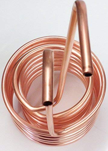 Quick Chill Double Coil Immersion Chiller with 3/8" Tubing, Copper