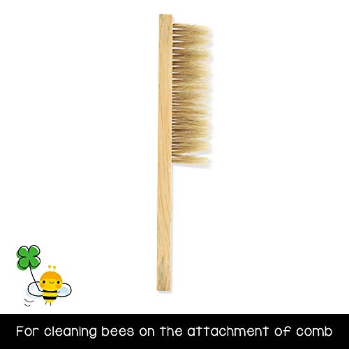 TOPINCN 7PCS A Set of Beekeeping Equipment Kit Bee Sweep Honey Knife Slot Frame Scraper Marker Bottle King Cage Clip Wire Embedding Device Beekeeper Tools