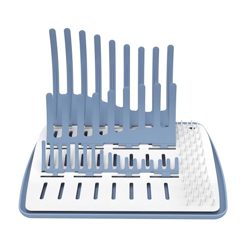 Dr. Brown's Folding Baby Bottle Drying Rack for Easy Storage - Dry Nipples, Pacifiers and Other Baby Essentials, BPA Free - color: Folding Drying Rack
