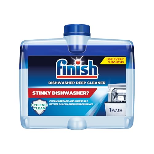 Finish Dishwasher Cleaner Liquid, Deep Cleans Hidden Grease & Limescale, Fights Odors & Maintains Performance, 3 Month Supply, 8.45oz, 1 Bottle - size: 8.45 Fl Oz (Pack of 1)