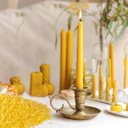 10 LB Yellow Beeswax Pellets - DIY Candle Making Kits, Magical Craft Making, Hand Care DIY Creams, Lip Balms and Soap Making Supplies (160 oz). - size: Yellow1-10lb